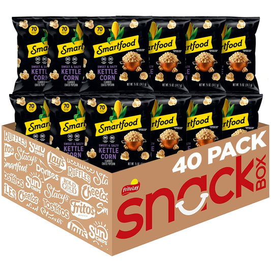 Smartfood Popcorn, White Cheddar, 1 Ounce (Pack of 64)
