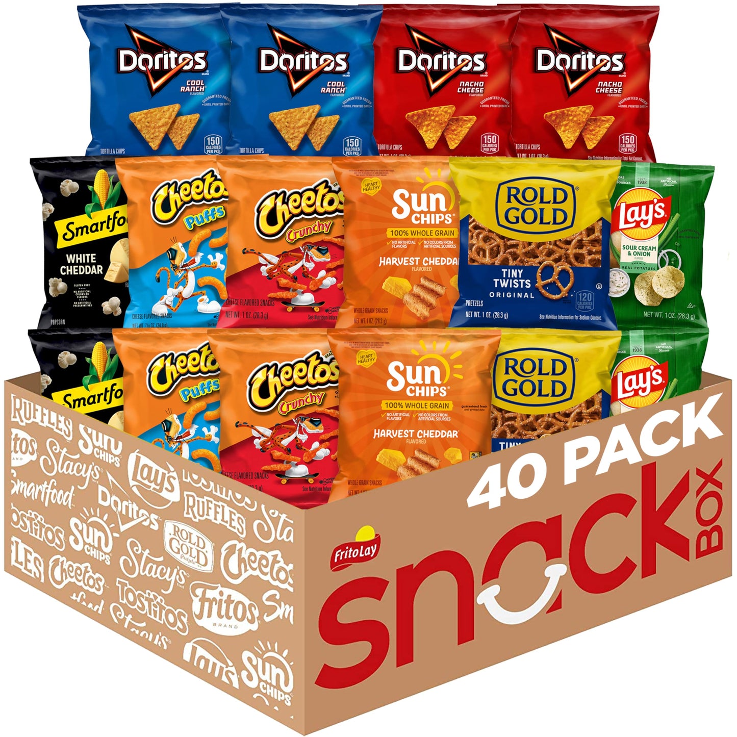 Frito-Lay Doritos & Cheetos Mix (40 Count) Variety Pack