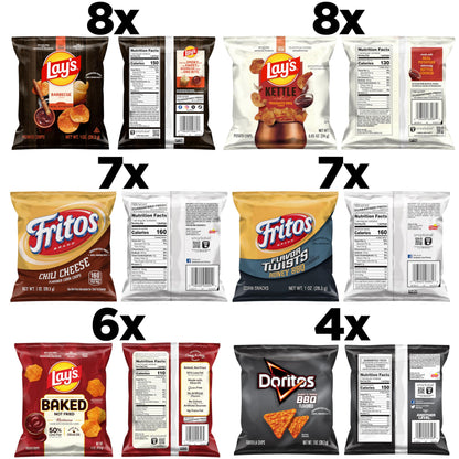 Frito-Lay Doritos & Cheetos Mix (40 Count) Variety Pack