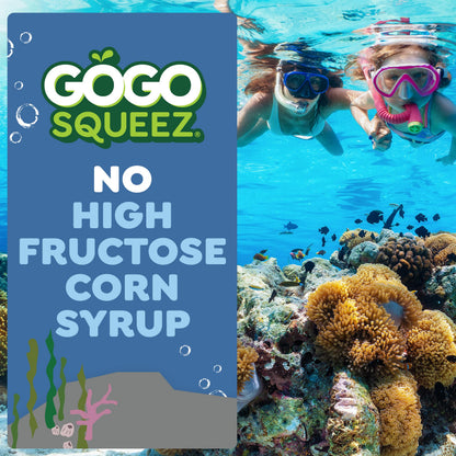GoGo squeeZ No Sugar Added Applesauce and Fruit Puree Variety Pack, Apple, Mango & Banana, 3.2 oz Pouches (Pack of 20), Fruit Snacks for Kids, Gluten Free, Nut Free, Recloseable Cap, BPA Free