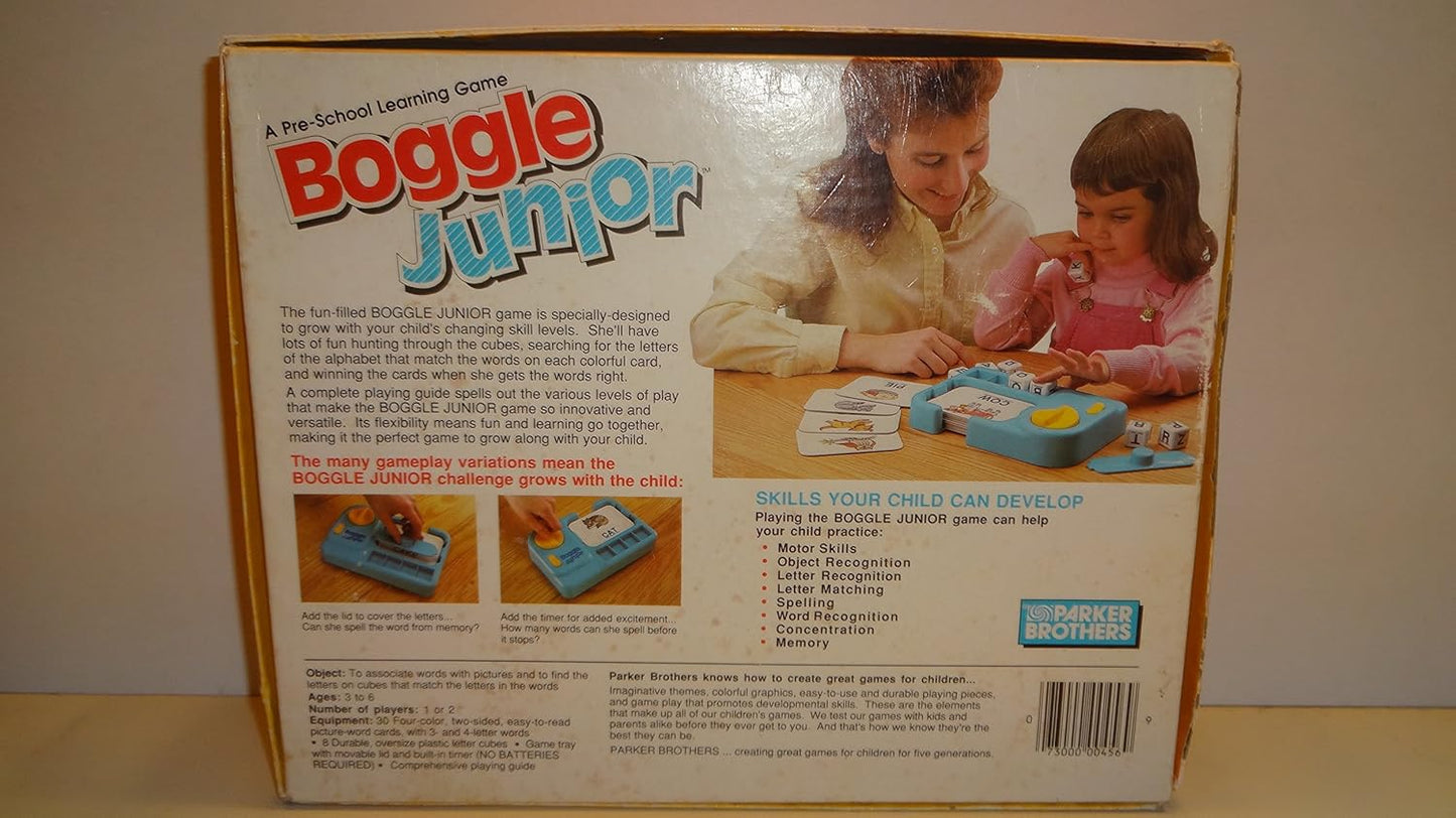 Hasbro Gaming Boggle Junior, Preschool Board Game, Ages 3 and Up (Amazon Exclusive)