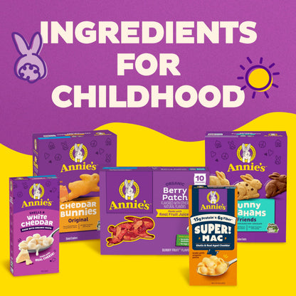 Annie's Organic Bunny Fruit Snacks, Variety Pack, Gluten Free Snack, 22 ct, 15.4 oz