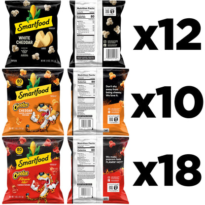 Smartfood Popcorn, White Cheddar, 1 Ounce (Pack of 64)