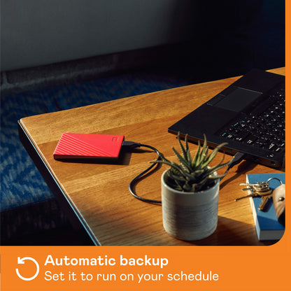 WD 5TB My Passport, Portable External Hard Drive, Black, backup software with defense against ransomware, and password protection, USB 3.1/USB 3.0 compatible - WDBPKJ0050BBK-WESN