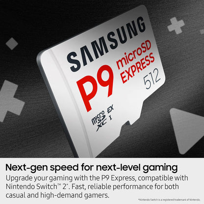 Samsung P9 Express microSDXC Express Memory Card 256GB
