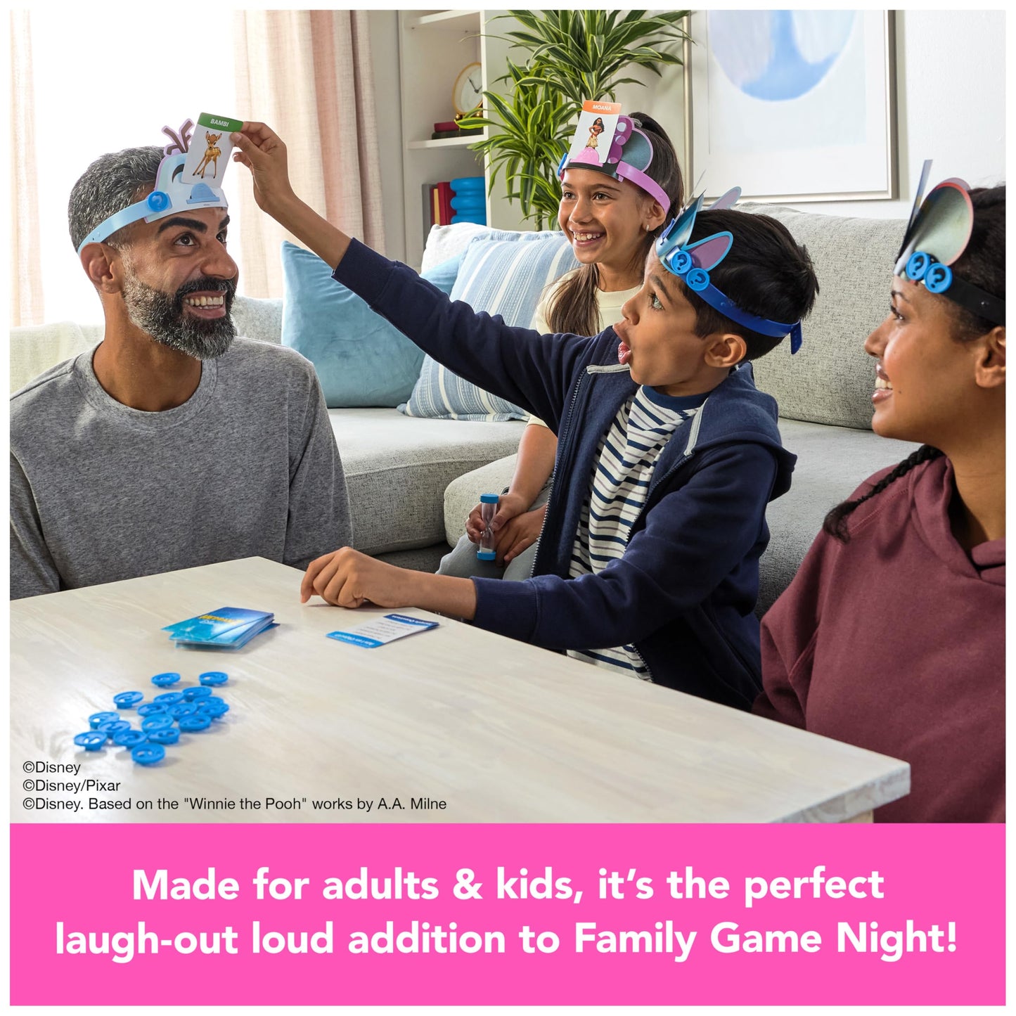 Hedbanz, Quick Question Picture Guessing Family Game for Game Night Headbands Board Game, for Adults and Kids Ages 7 and Up (Edition May Vary)