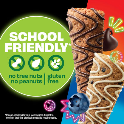 KIND Kids Granola Bars Variety Pack, Gluten Free, Low Sodium, Peanut and Tree Nut Free Snacks, Chocolate Chip, Blueberry Muffin, 5g Protein, 15 Count