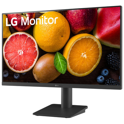LG 27MP400-B 27” Full HD (FHD) (1920 x 1080) IPS Display with 3-Side Virtually Borderless Design & Mountable Monitor, 75hz, AMD FreeSync and OnScreen Control – Black