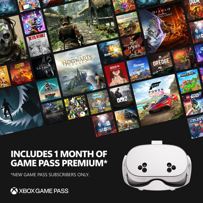 Meta Quest 3S 128GB | VR Headset — Thirty-Three Percent More Memory — 2X Graphical Processing Power — Virtual Reality Without Wires — Access to 40+ Games with a 3-Month Trial of Meta Horizon+ Included