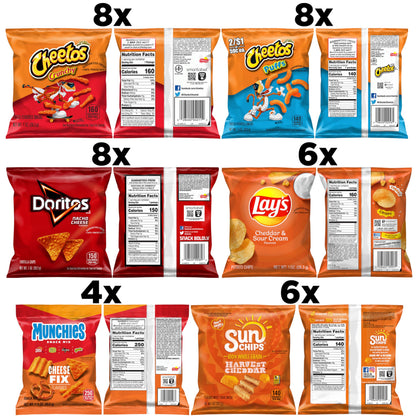 Frito-Lay Doritos & Cheetos Mix (40 Count) Variety Pack
