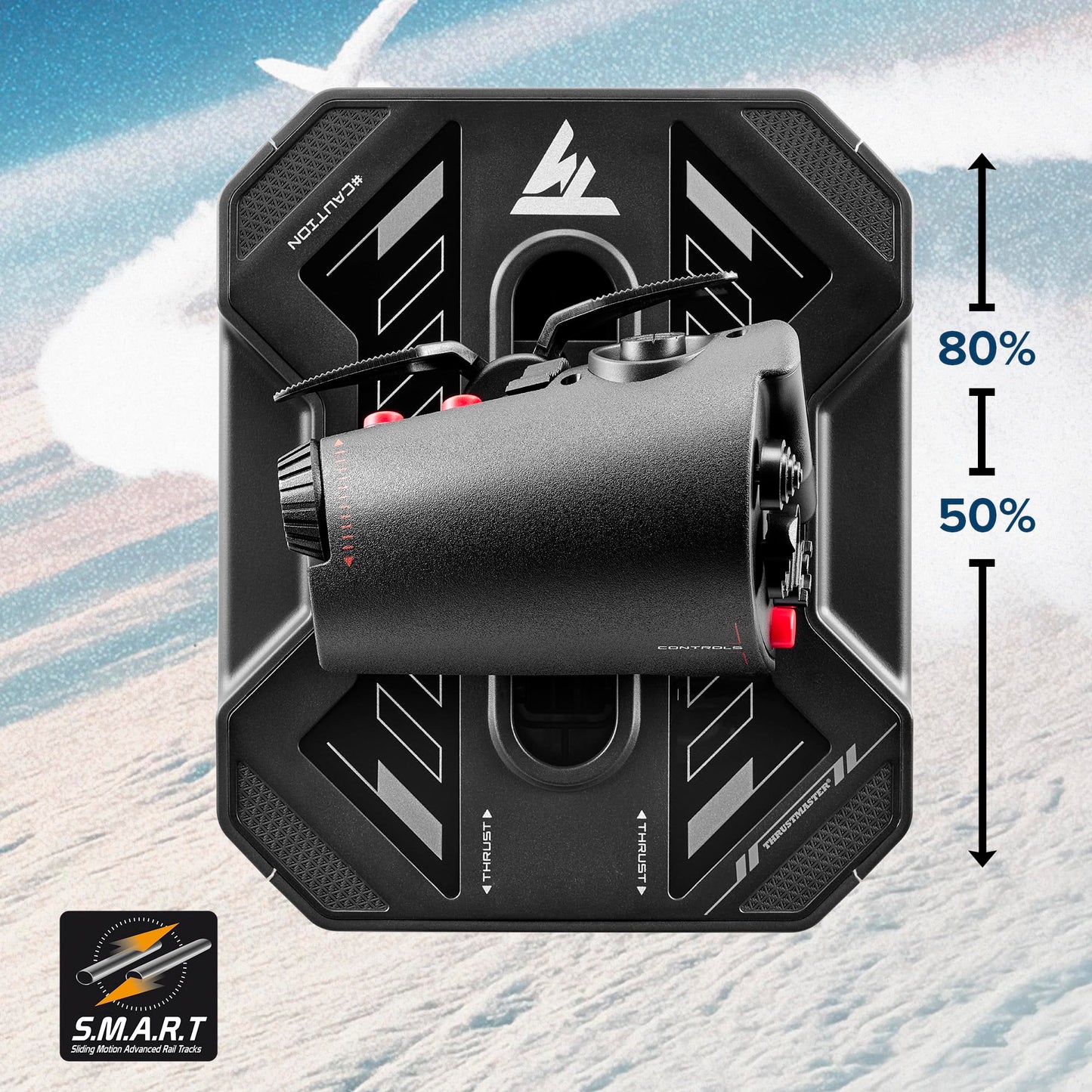 Thrustmaster Sol-R2 HOSAS Dual Flight Joysticks - Hall Effect Technology, 88 Buttons Space Sim Joystick for Flight Simulator - Compatible with PC