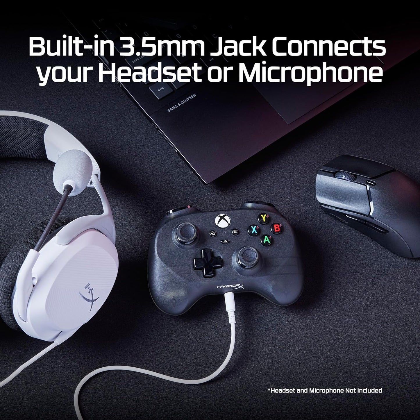 HyperX Clutch Tanto – Mini Wired Gaming Controller for Xbox Series X|S Licensed Compact Full Featured Wired Black