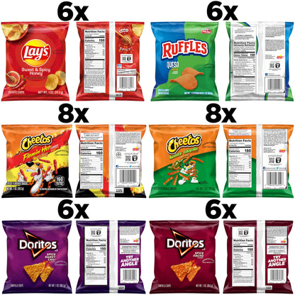 Frito-Lay Doritos & Cheetos Mix (40 Count) Variety Pack